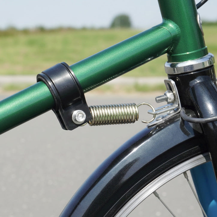 防振樹脂パイプクランプ 29mmで自転車のホイールスタビライザーを製作した活用アイデア